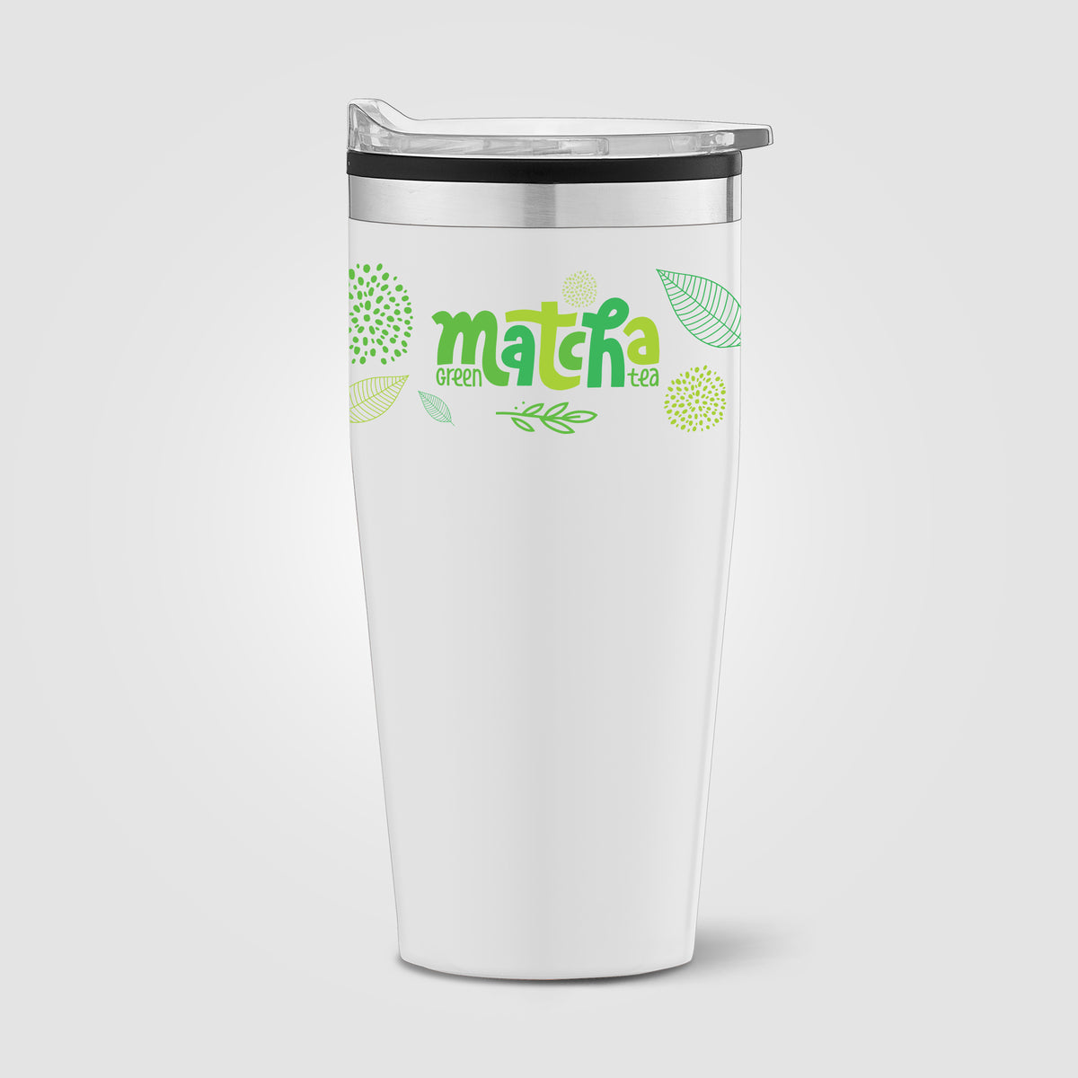 Jasper - Gobelet en acier inoxydable de 530 ml avec intérieur en plastique