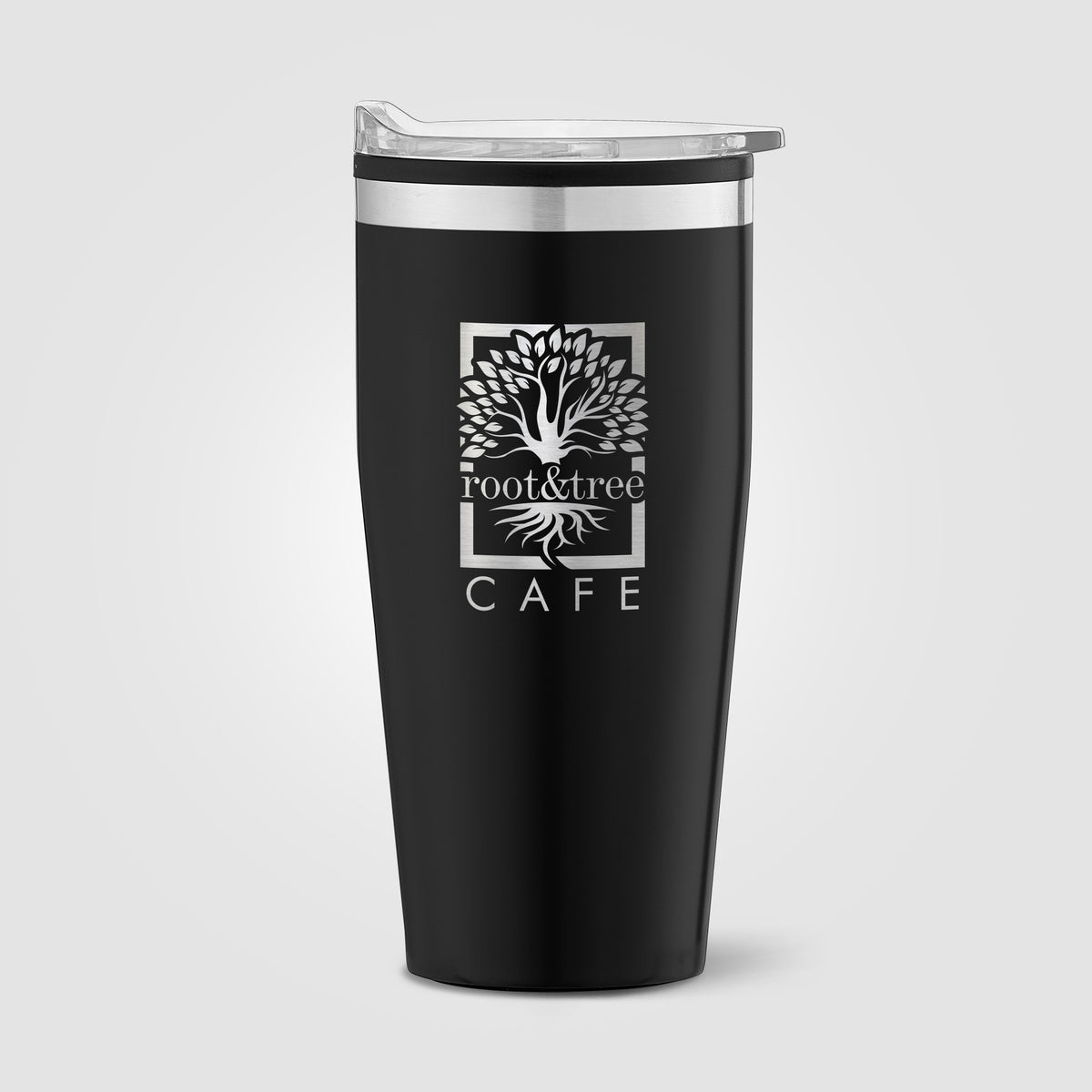 Jasper - Gobelet en acier inoxydable de 530 ml avec intérieur en plastique