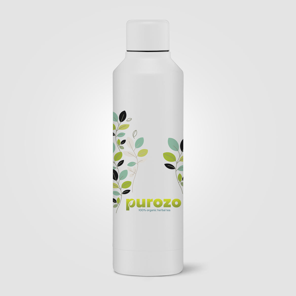 Olympus - 500 ml - Bouteille en acier inoxydable à double paroi doublée de cuivre avec couvercle à t