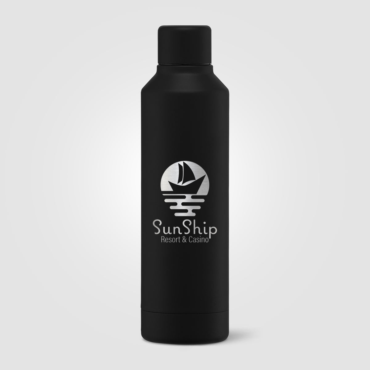 Olympus - 500 ml - Bouteille en acier inoxydable à double paroi doublée de cuivre avec couvercle à t