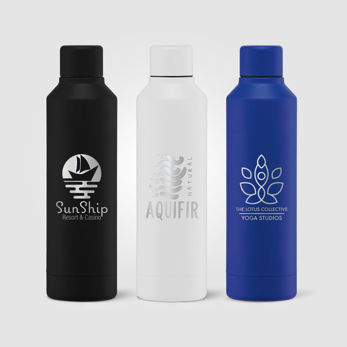 Olympus - 500 ml - Bouteille en acier inoxydable à double paroi doublée de cuivre avec couvercle à t