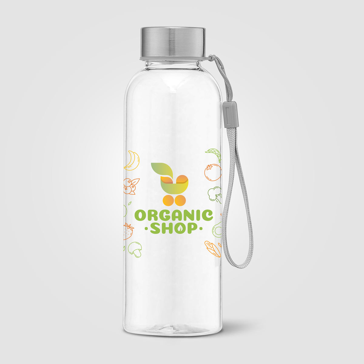 Skye - Bouteille d'eau 500 ml en rPET avec bracelet de poigne