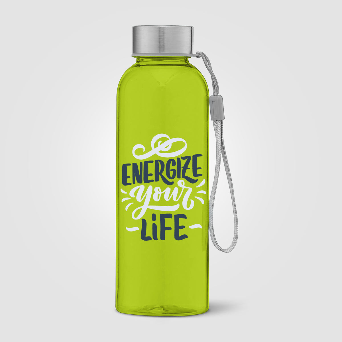 Skye - Bouteille d'eau 500 ml en rPET avec bracelet de poigne