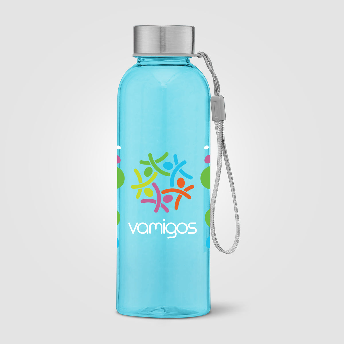 Skye - Bouteille d'eau 500 ml en rPET avec bracelet de poigne