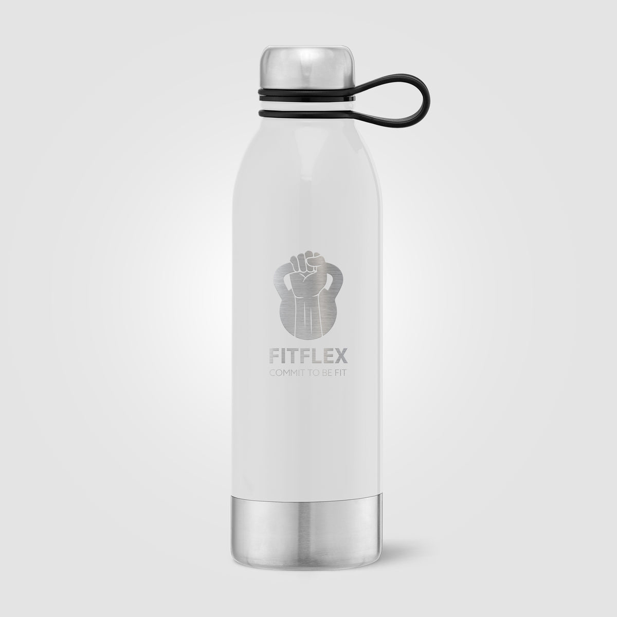 Sydney - Bouteille de sport en acier inoxydable de 740 ml
