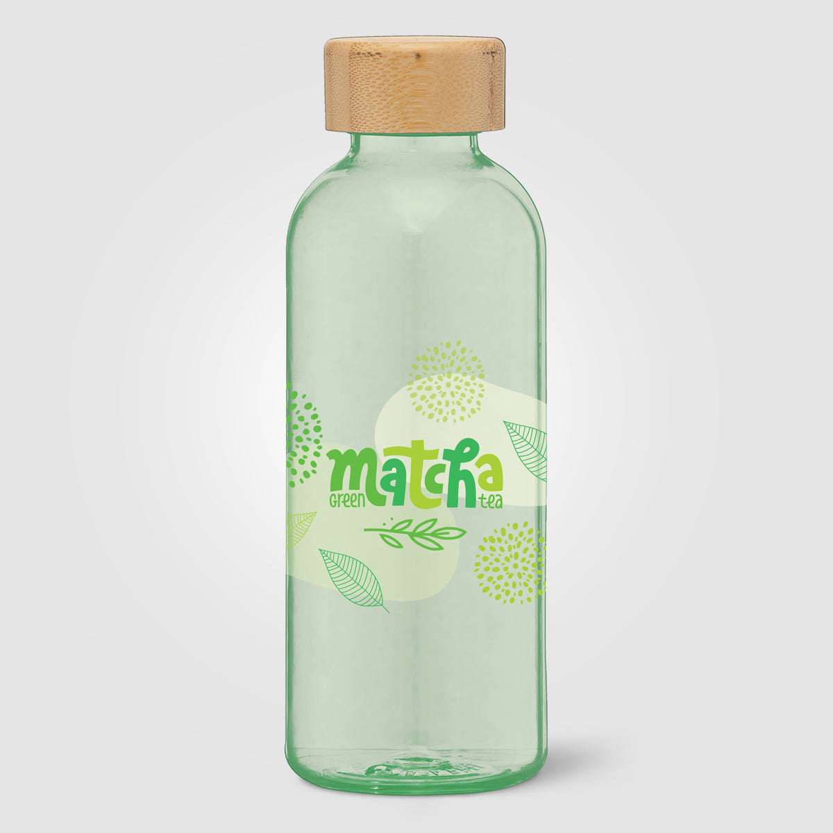 Gourde Strom en rPET de 650 ml avec couvercle en bambou