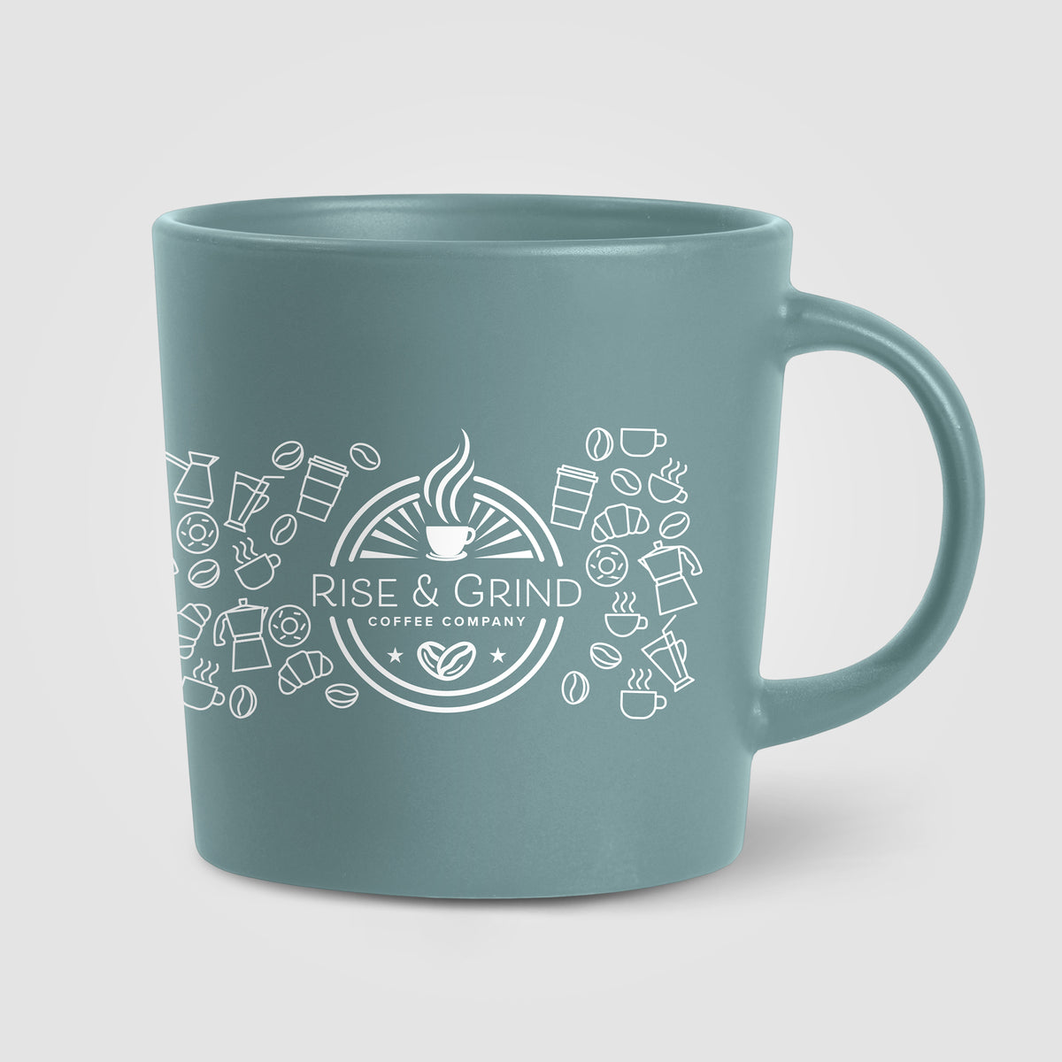 Madison - Mug en céramique matte glacée 355 ml