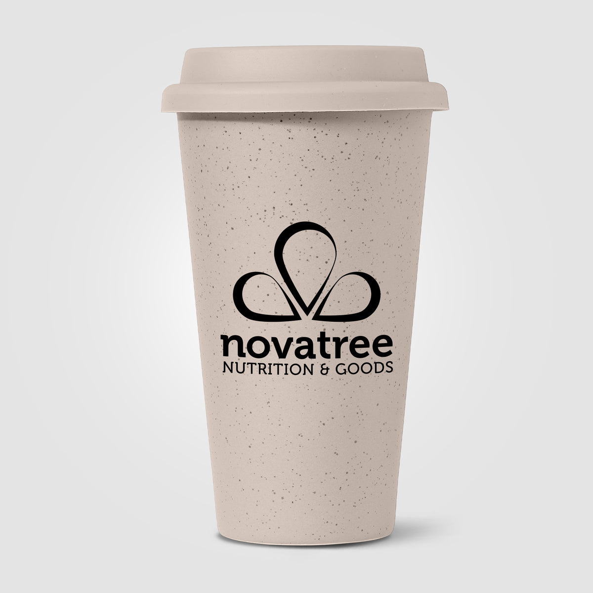Equator - 265 ml Tumbler en céramique à double paroi avec couvercle en silicone