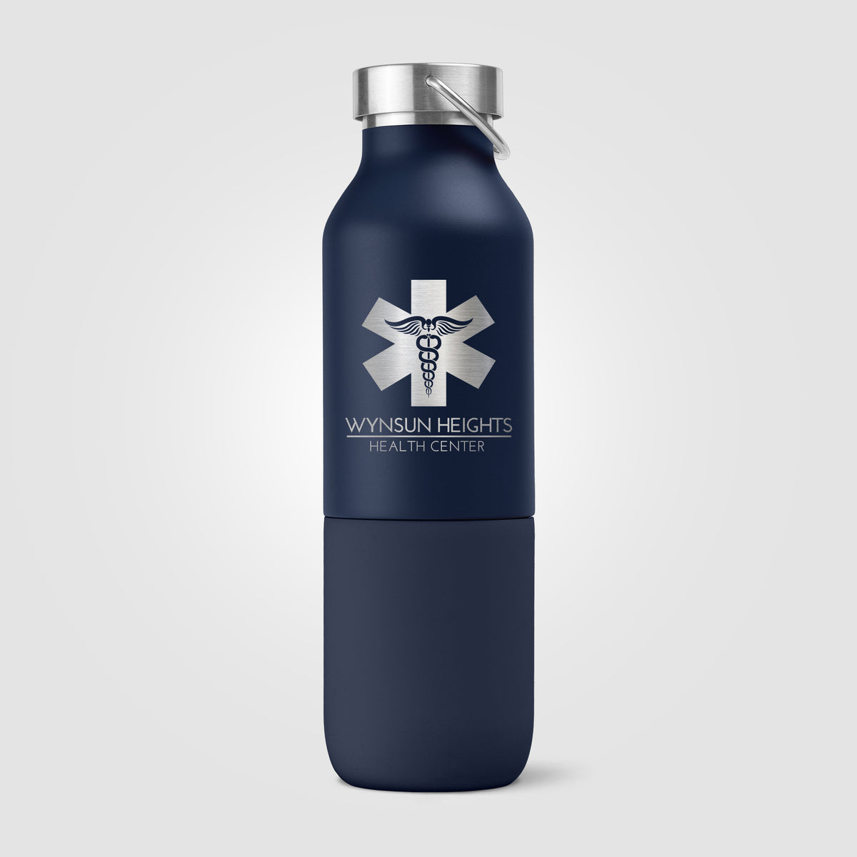 Freya Duo - 2-en-1 Bouteille en acier inoxydable recyclé à double paroi de 590 ml et gobelet de 325 