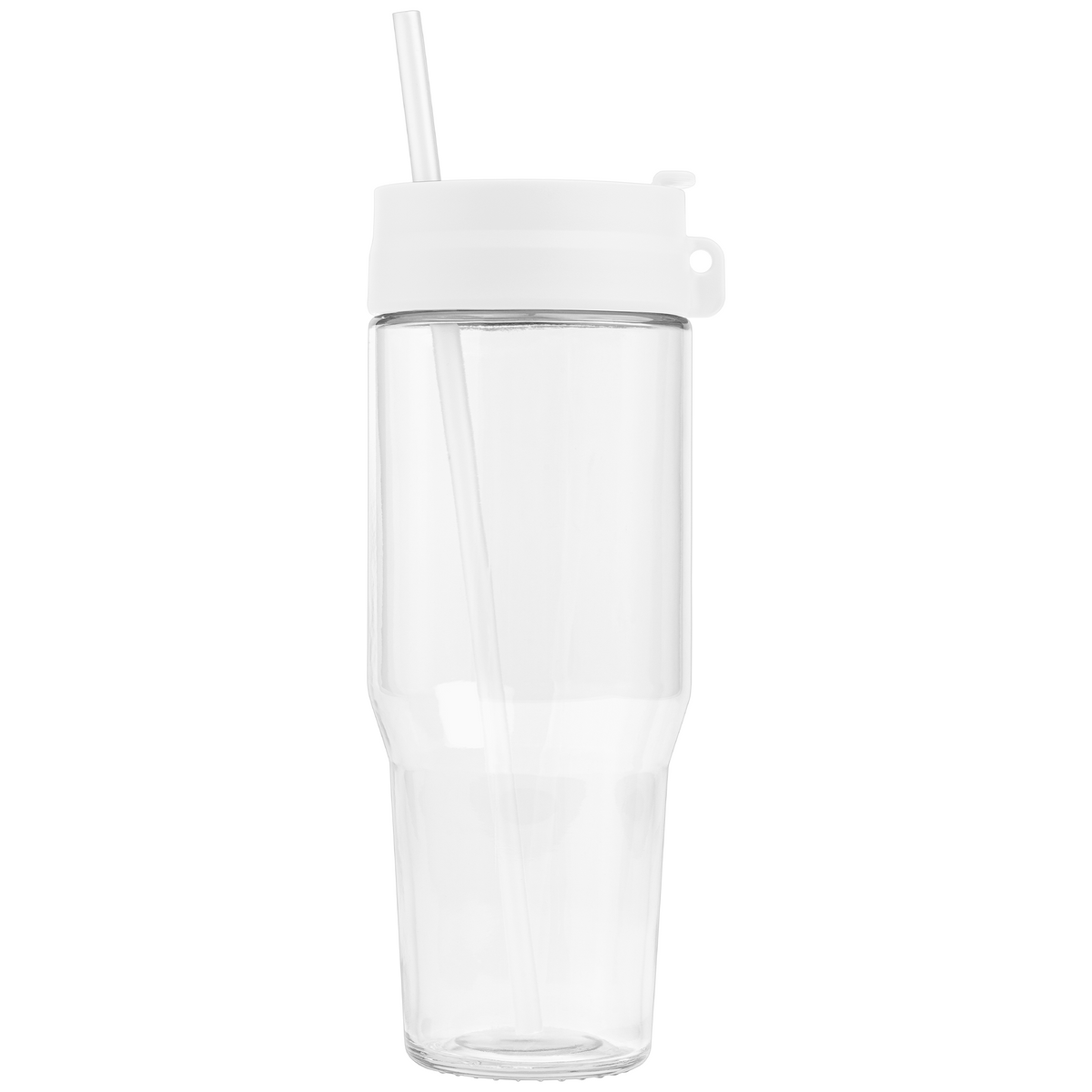 Gobelet Polar en verre recyclé à deux tons avec paille - 1 L