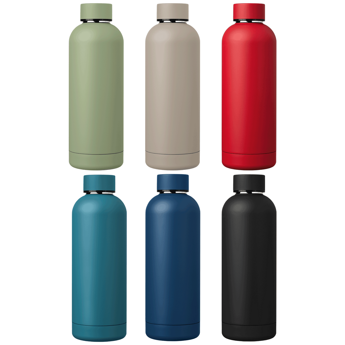 Gourde Astrid en acier inoxydable à double paroi - 530 ml