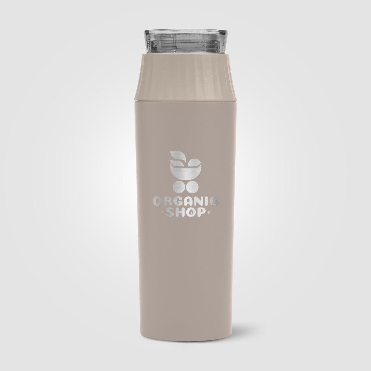 Gourde Majesty à couvercle étanche en acier inoxydable recyclé - 590 ml
