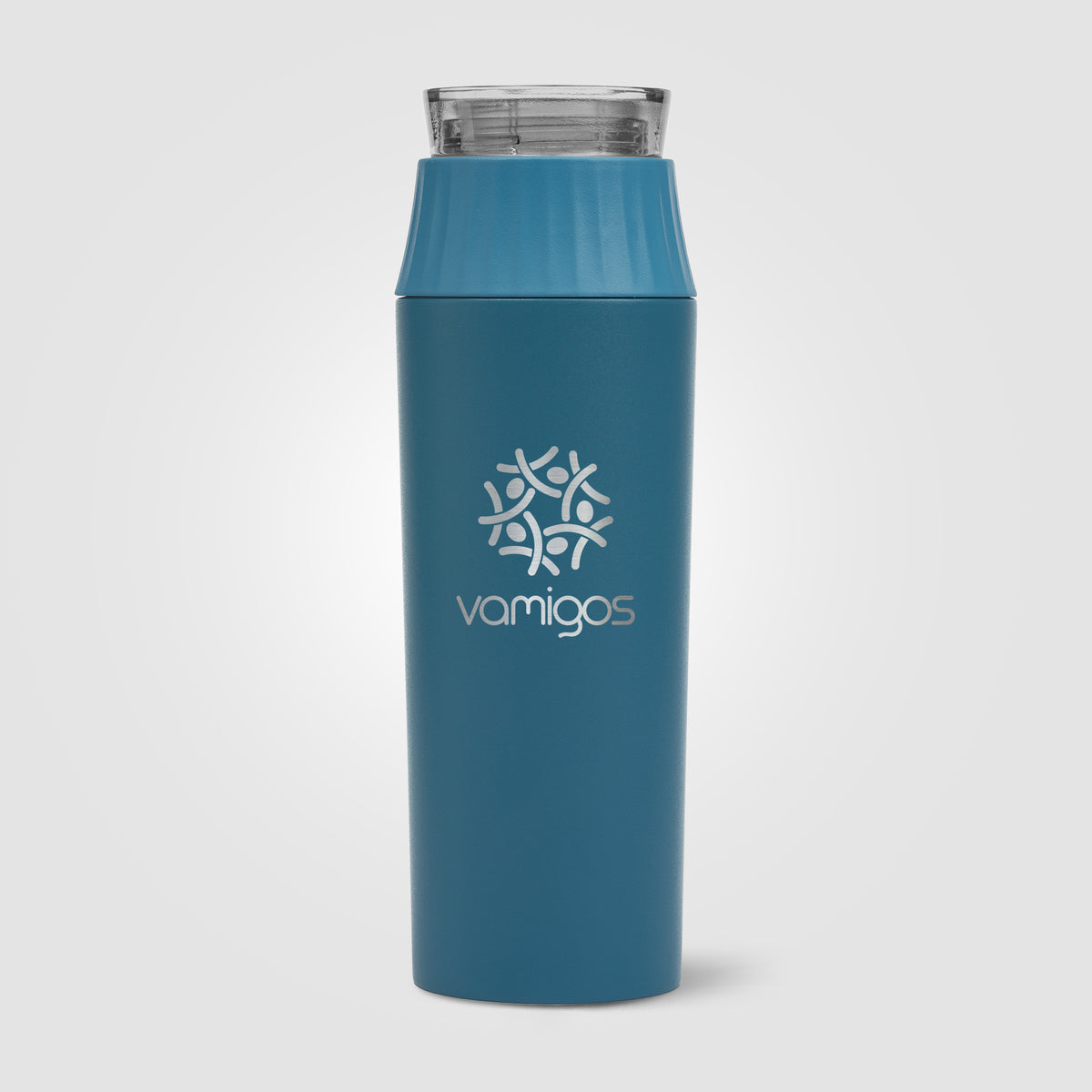 Gourde Majesty à couvercle étanche en acier inoxydable recyclé - 590 ml