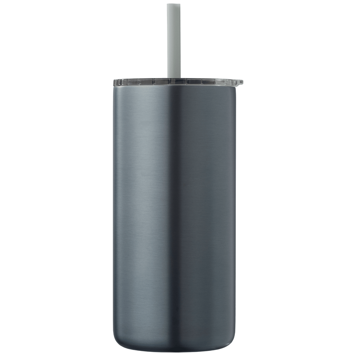 Gobelet Borealis en acier inoxydable recyclé avec paille - 475 ml