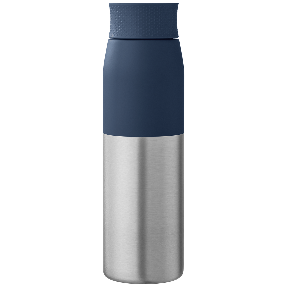 Bouteille Borealis à couvercle à torsion en acier inoxydable recyclé - 650 ml