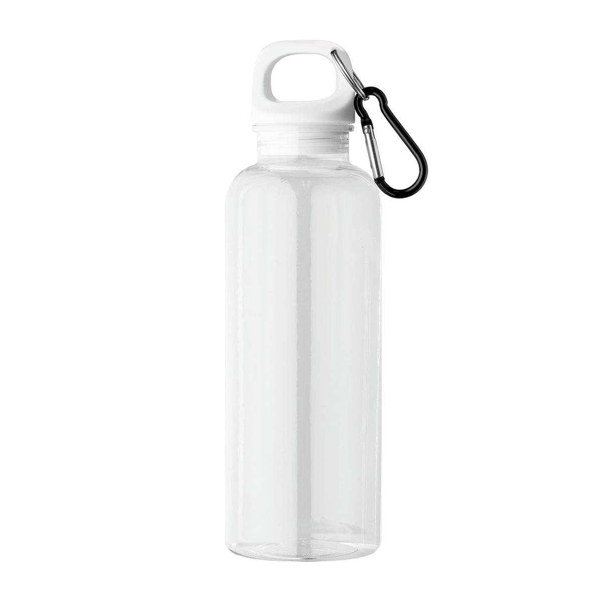 Gourde de vélo Doli, bouchon à vis avec mousqueton, rPET - 500 ml