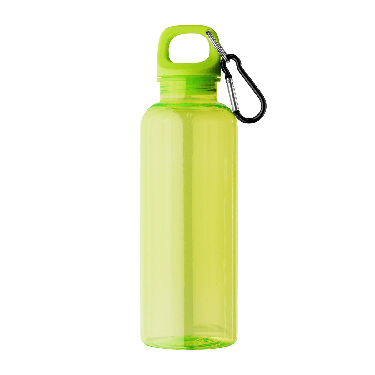 Gourde de vélo Doli, bouchon à vis avec mousqueton, rPET - 500 ml