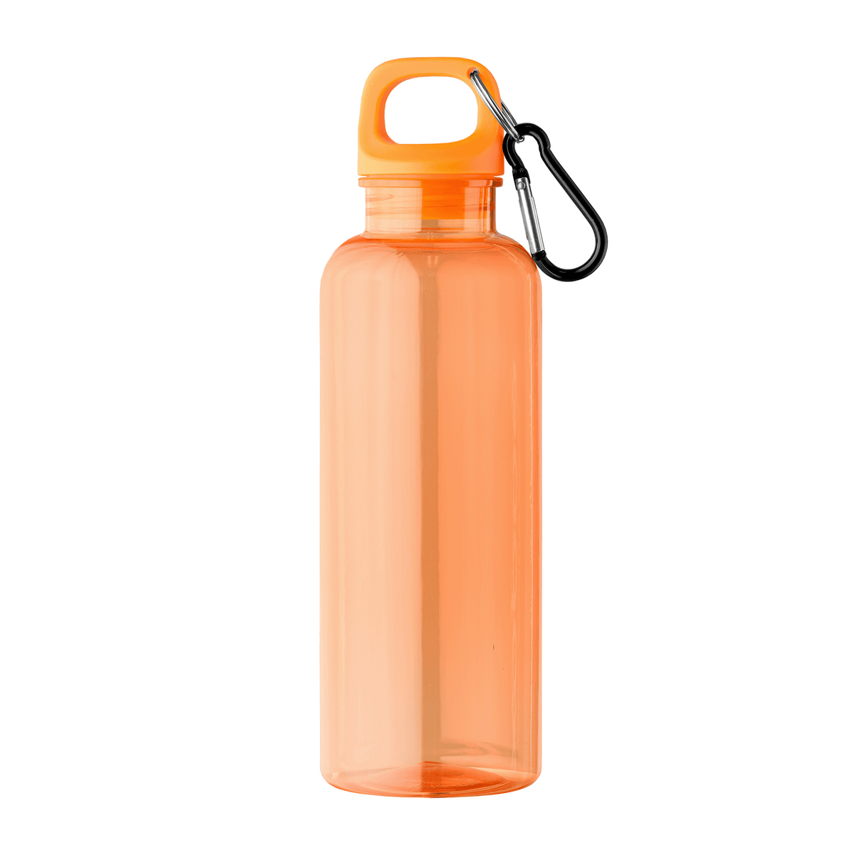 Gourde de vélo Doli, bouchon à vis avec mousqueton, rPET - 500 ml