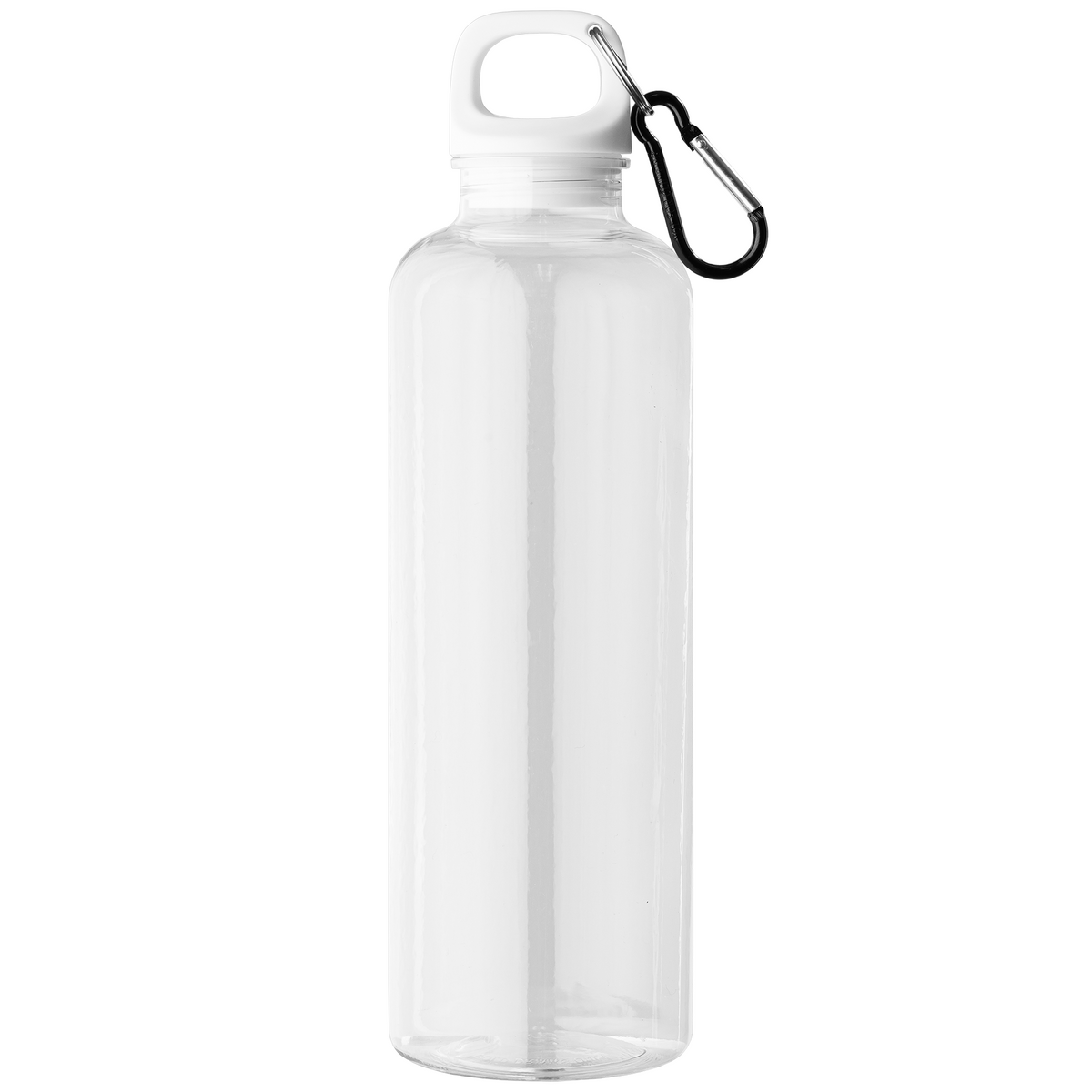 Gourde de vélo Doli, bouchon à vis avec mousqueton, rPET, 740 ml