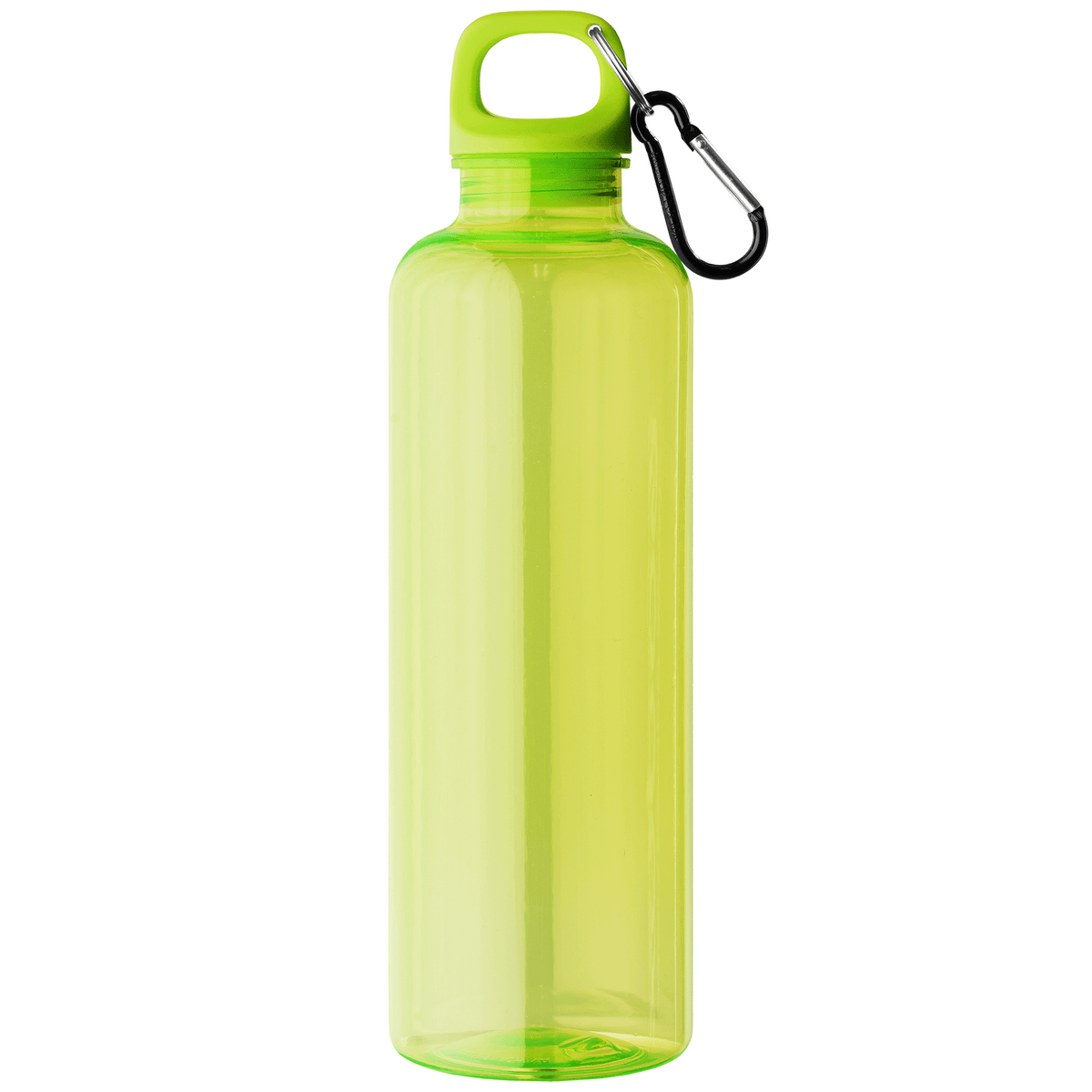 Gourde de vélo Doli, bouchon à vis avec mousqueton, rPET, 740 ml