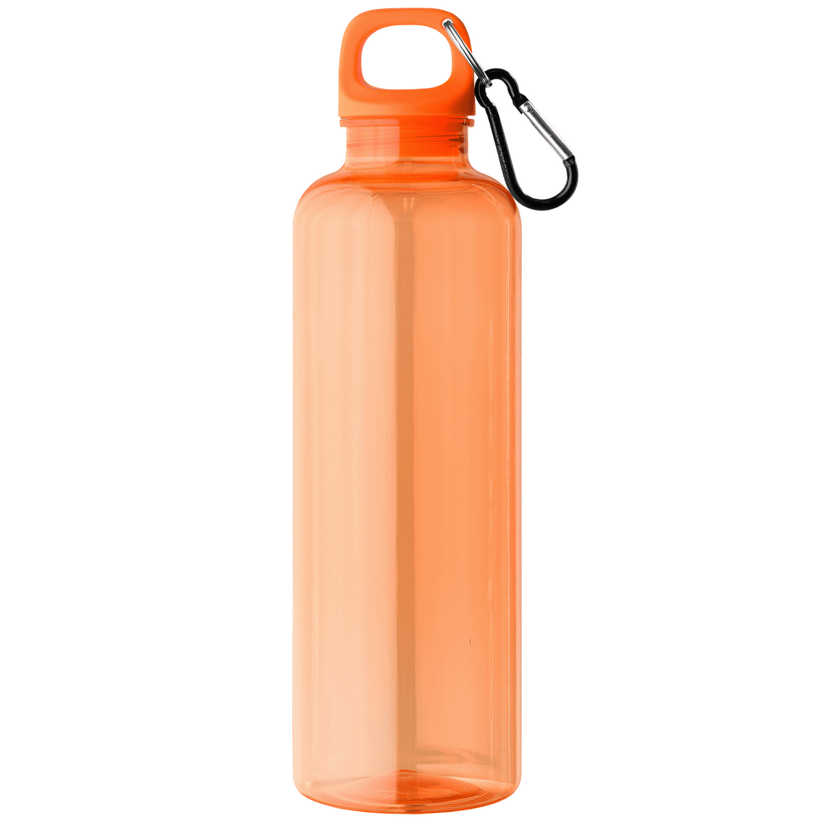 Gourde de vélo Doli, bouchon à vis avec mousqueton, rPET, 740 ml