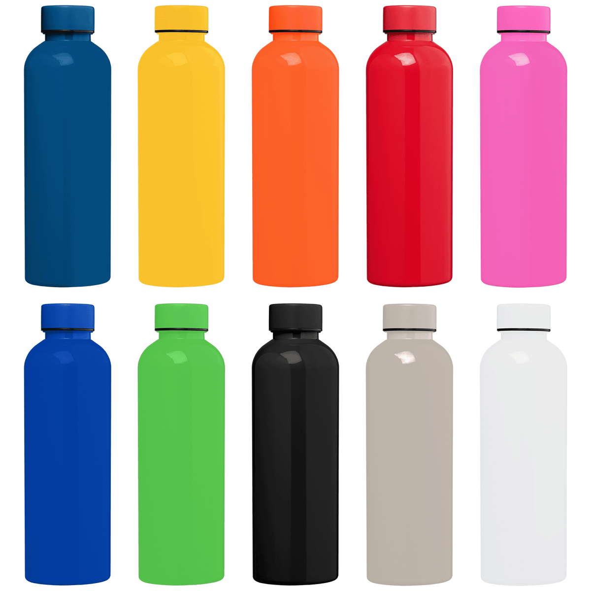 Gourde Norden en rPET brillante monochrome étanche – 680 ml