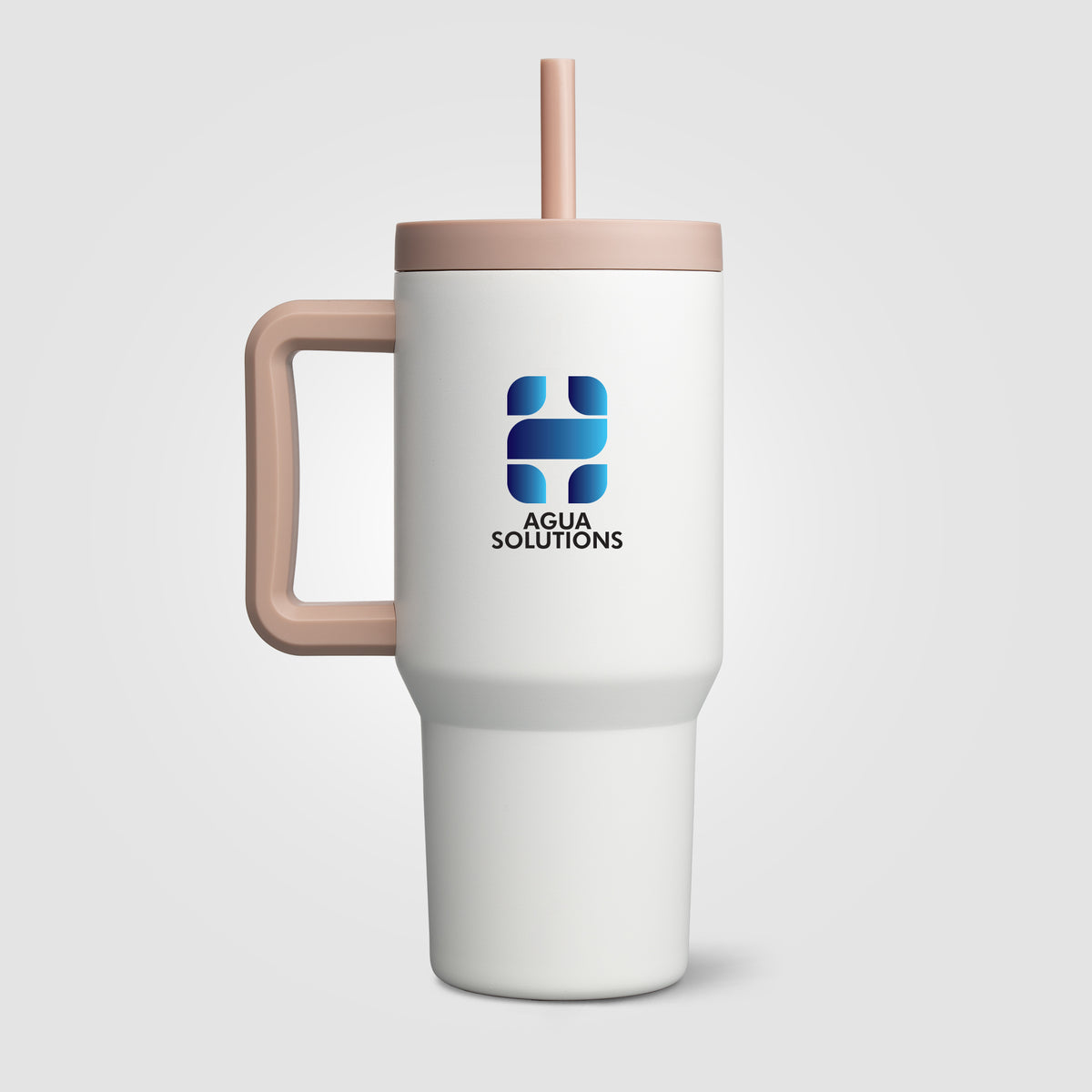 Mug et gobelet GROSCHE Aspen isotherme 2-en-1 en acier inoxydable avec paille – 945 ml