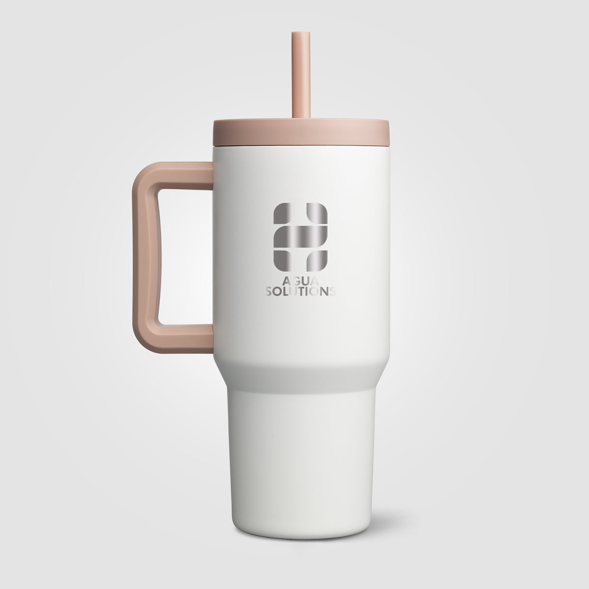 Mug et gobelet GROSCHE Aspen isotherme 2-en-1 en acier inoxydable avec paille – 945 ml
