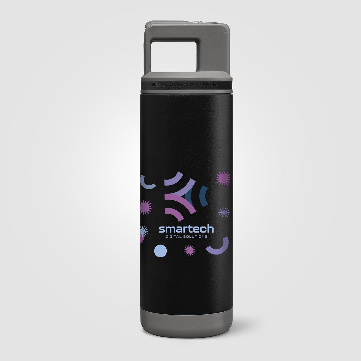 Bouteille Grosche Alpine, acier inoxydable, paille amovible, bouchon flip n’ sip - 590 ml