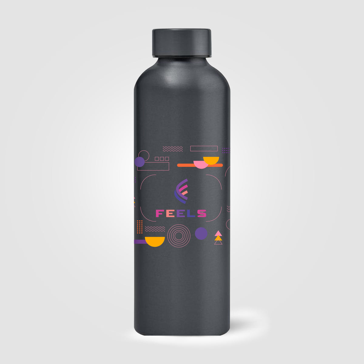 Gourde Astrid en acier inoxydable recyclé – Finition métallisée – 710 ml