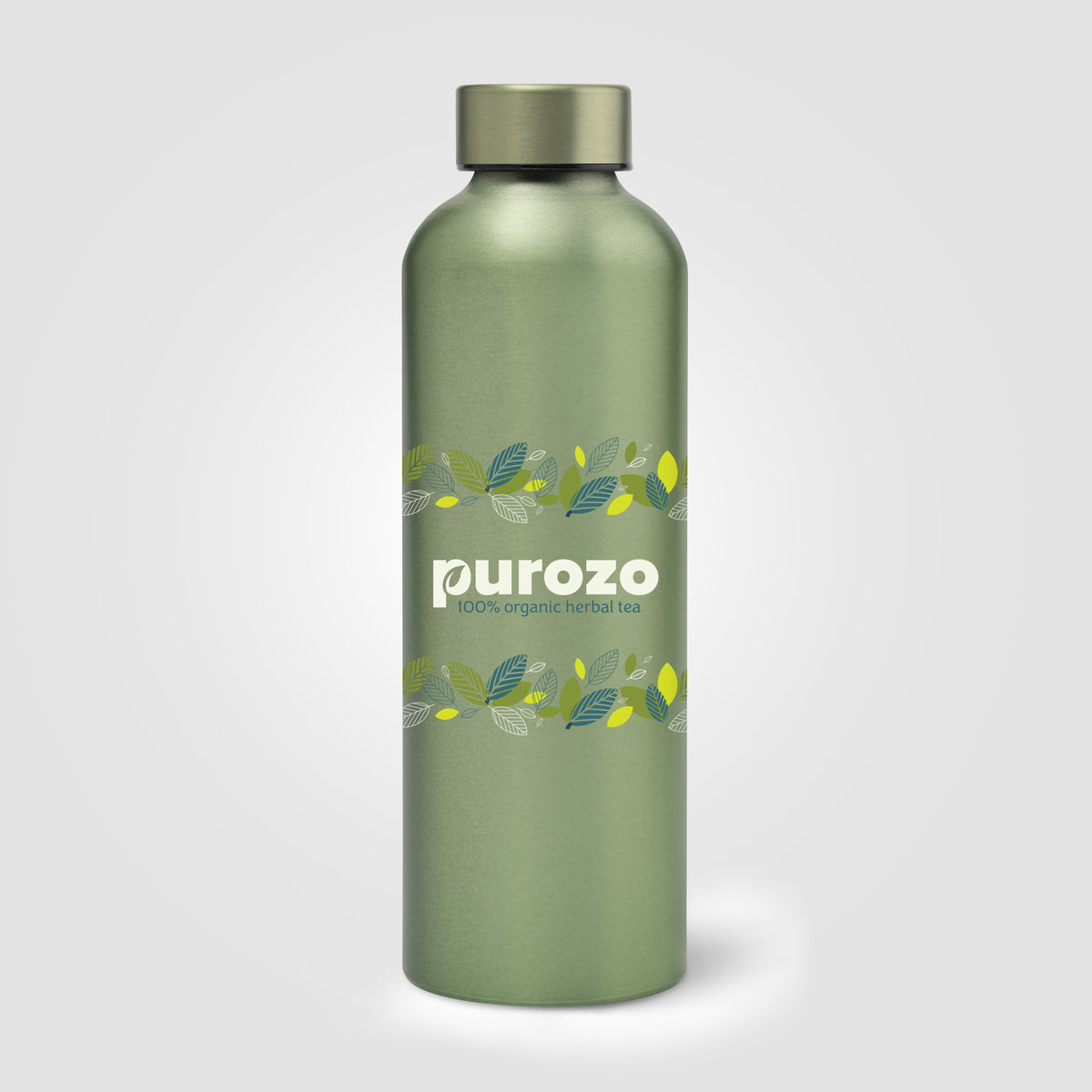 Gourde Astrid en acier inoxydable recyclé – Finition métallisée – 710 ml