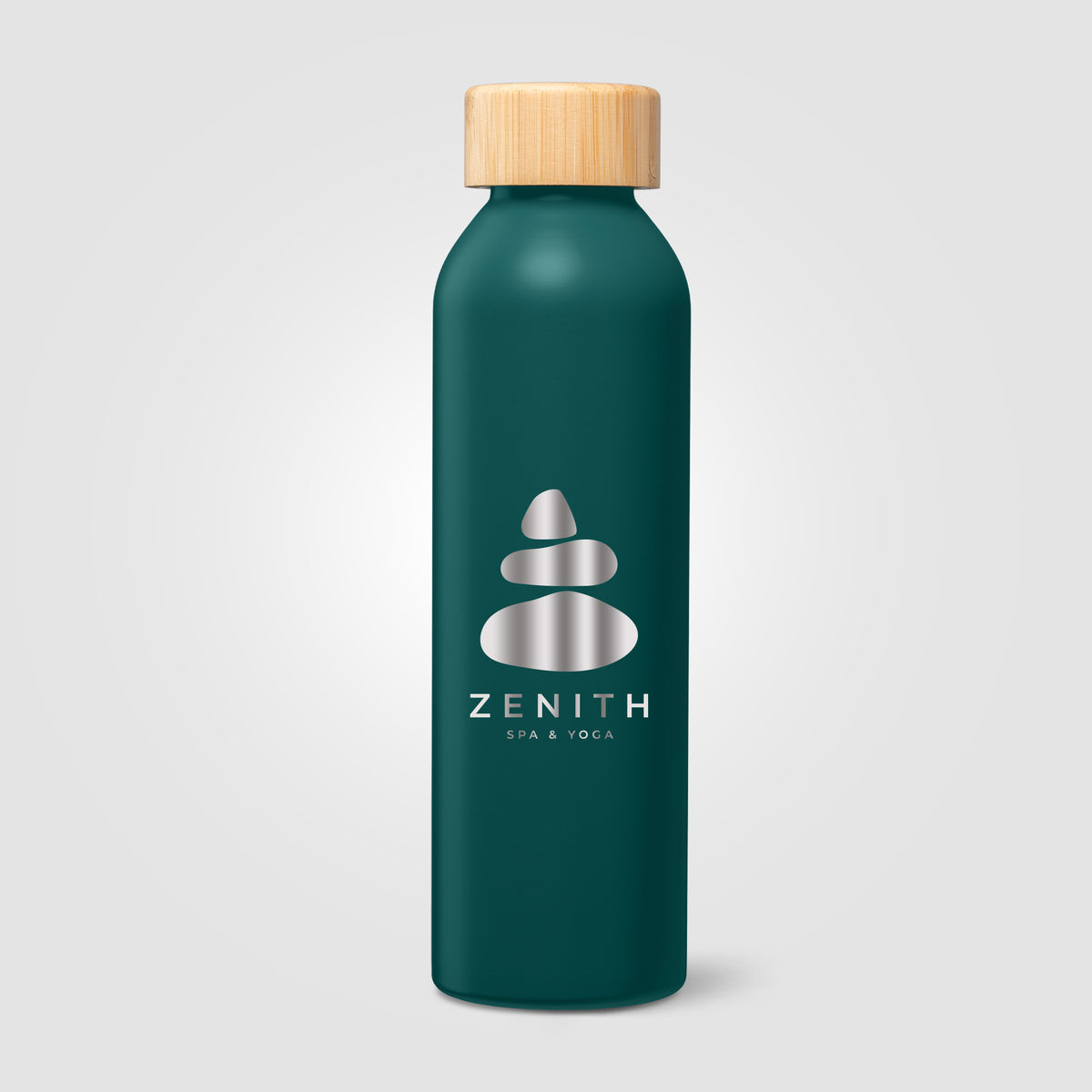 Gourde Eden en acier inoxydable recyclé avec couvercle en bambou – 590 ml