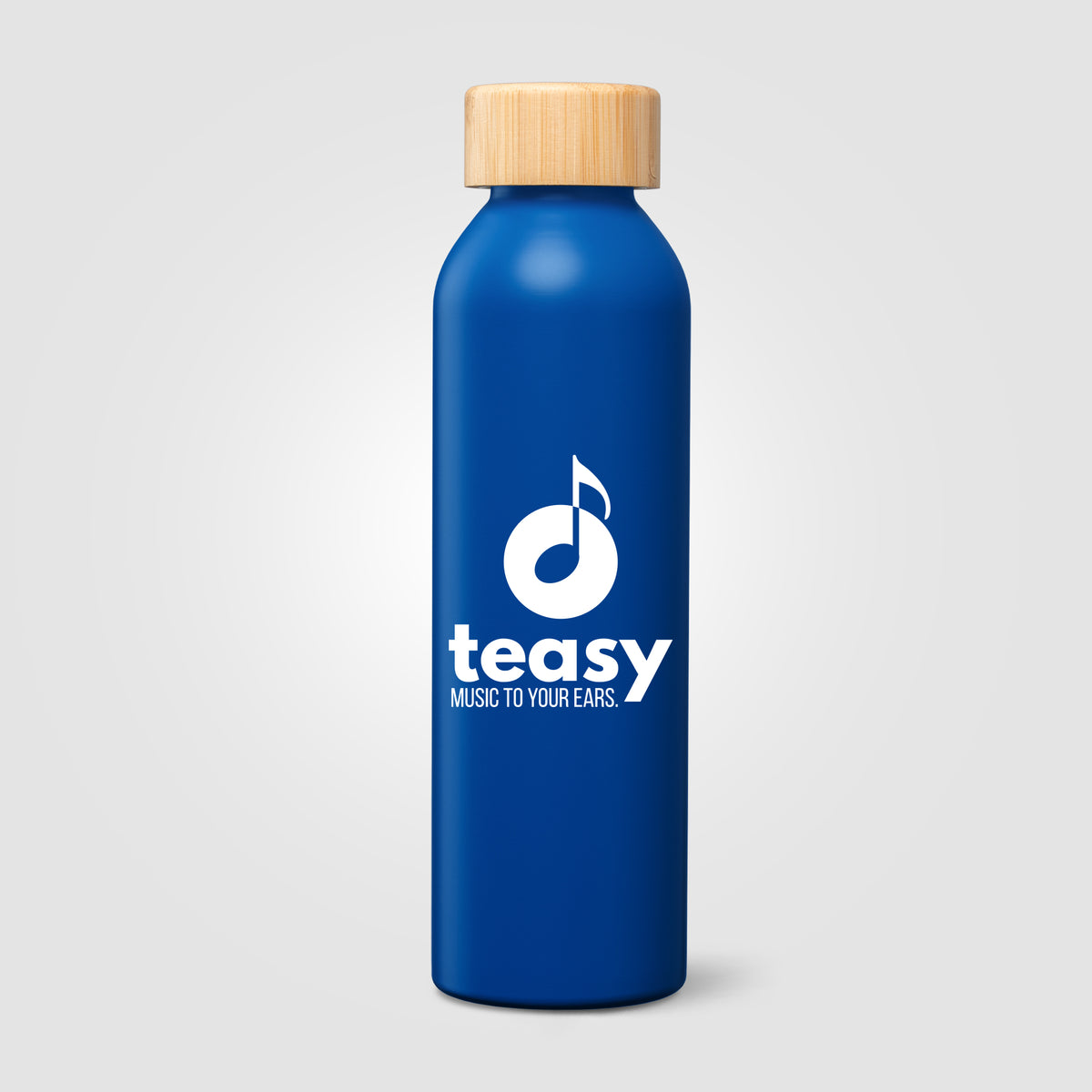 Gourde Eden en acier inoxydable recyclé avec couvercle en bambou – 590 ml