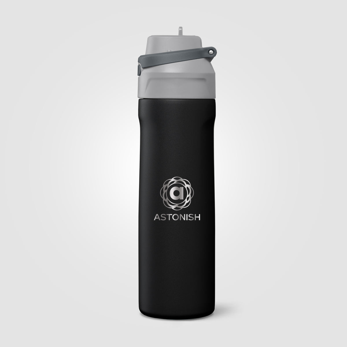 Gourde Lynk en acier inoxydable à paille rabattable – 690 ml