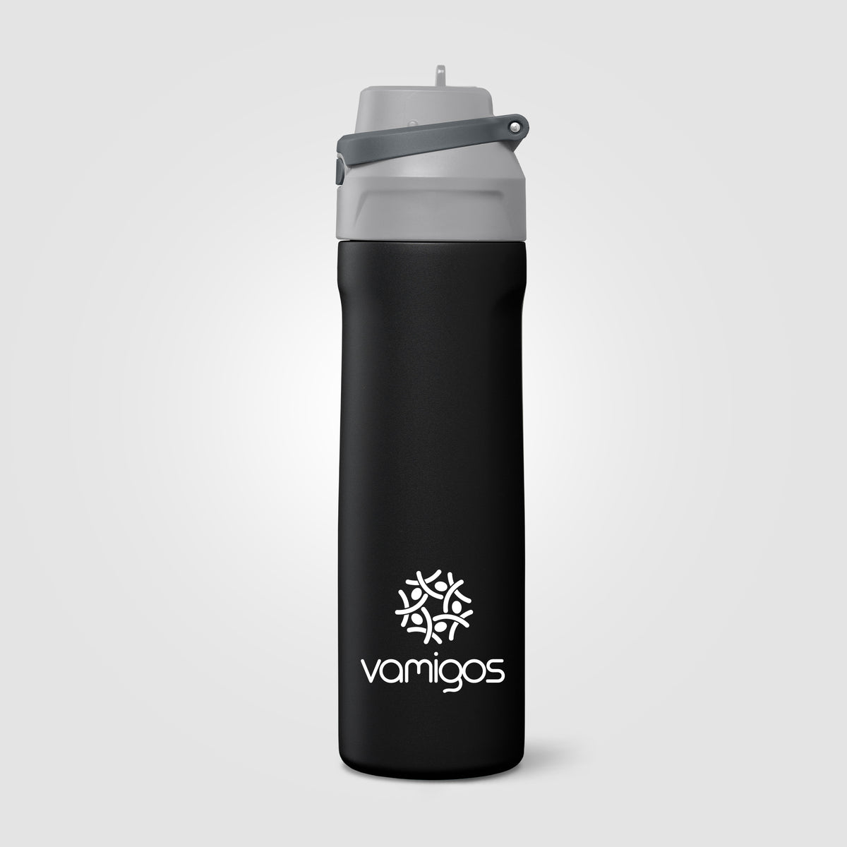 Gourde Lynk en acier inoxydable à paille rabattable – 690 ml