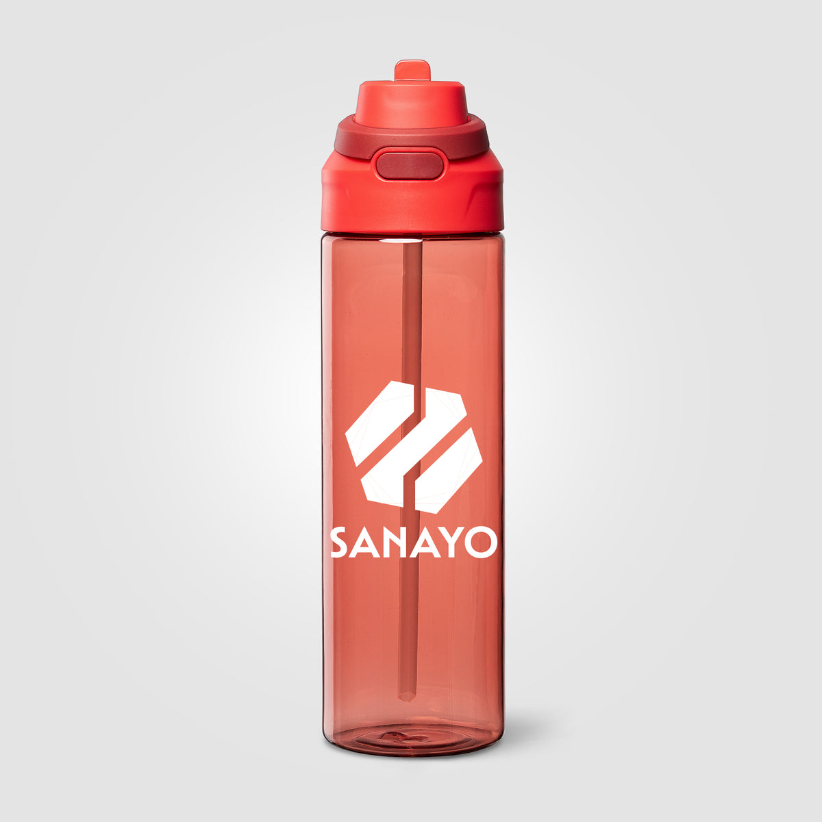 Gourde Lynk en rPET à paille rabattable – 830 ml