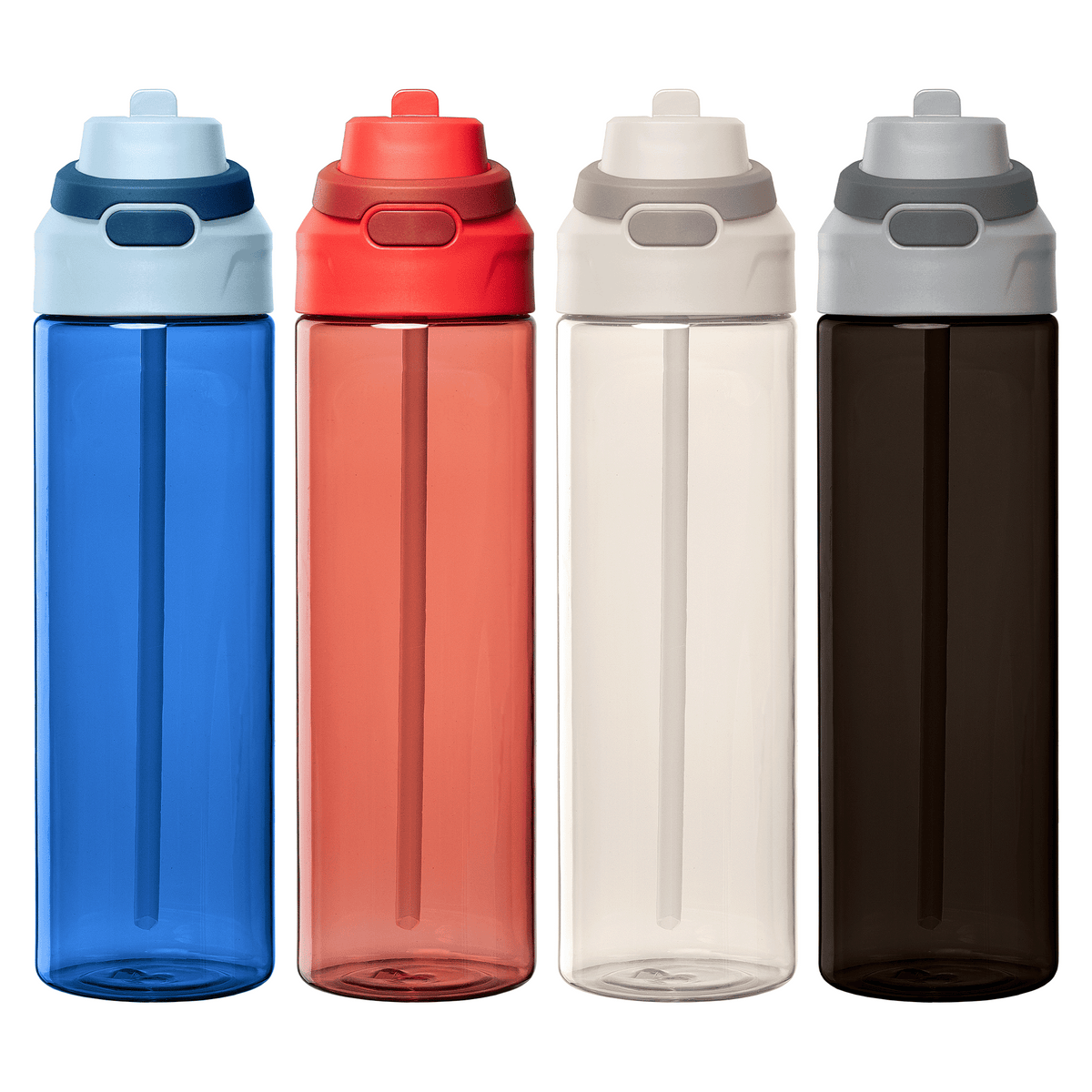 Gourde Lynk en rPET à paille rabattable – 830 ml