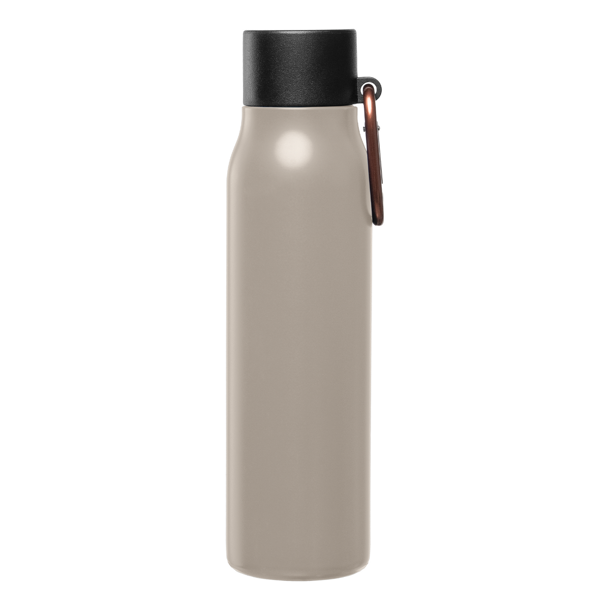Gourde Strata isotherme en acier inoxydable recyclé avec mousqueton – 550 ml