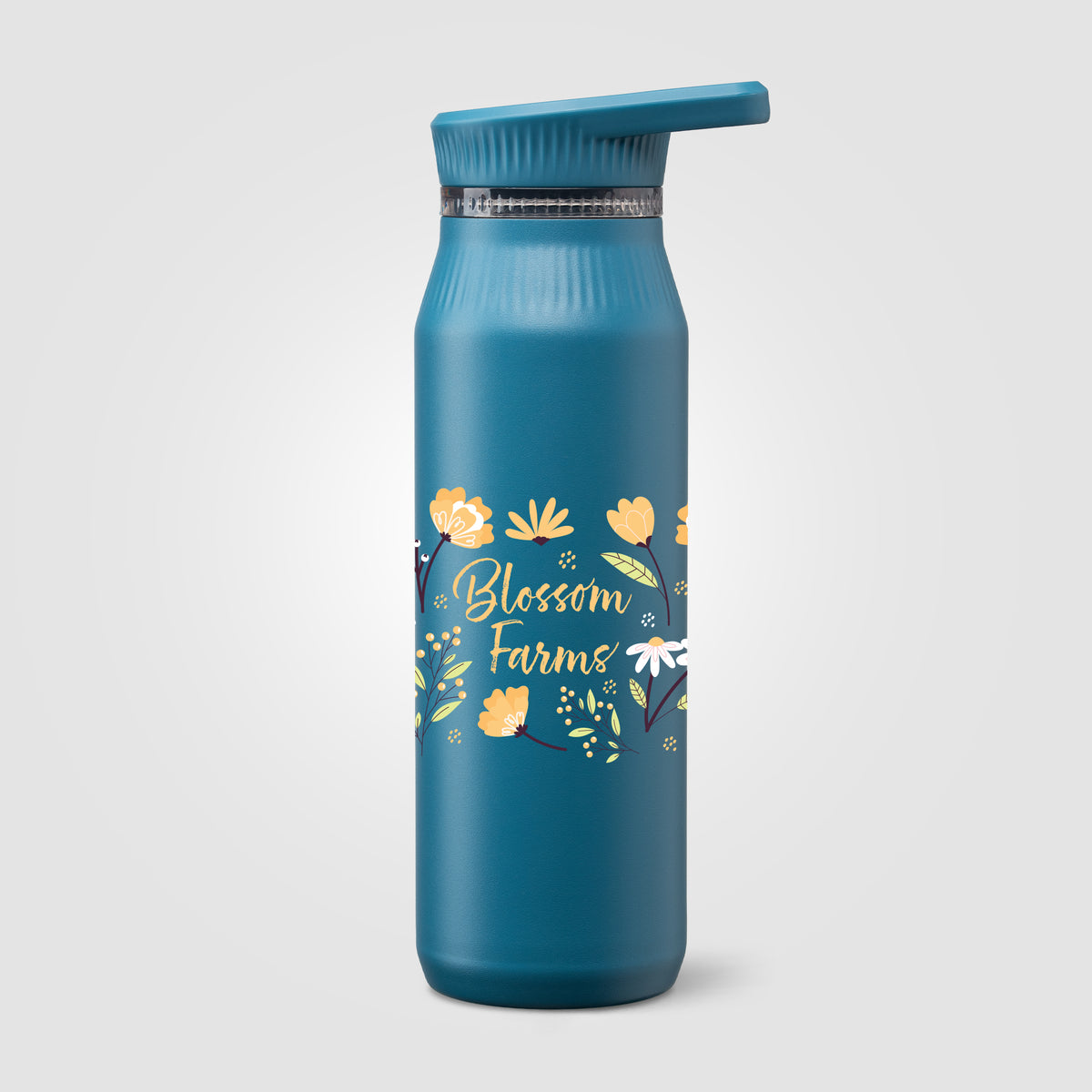 Majesty Stainless Steel Dual-Lid Handle Bottle - 750 ml