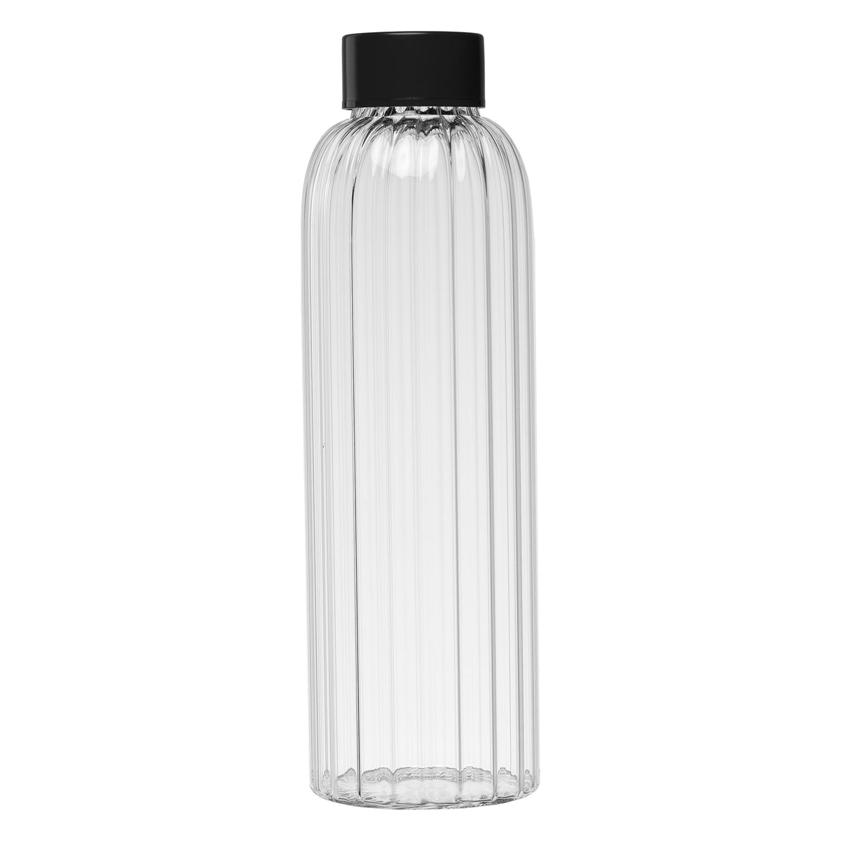 Gourde en verre rainurée Linea – 620 ml