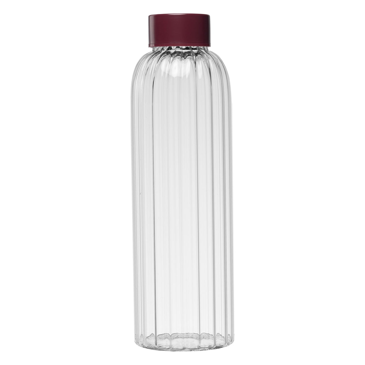Gourde en verre rainurée Linea – 620 ml