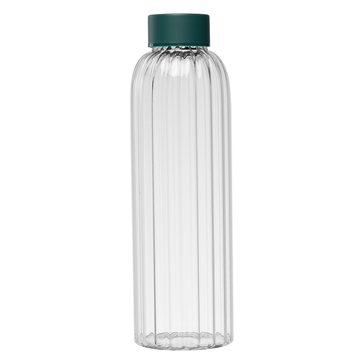 Gourde en verre rainurée Linea – 620 ml