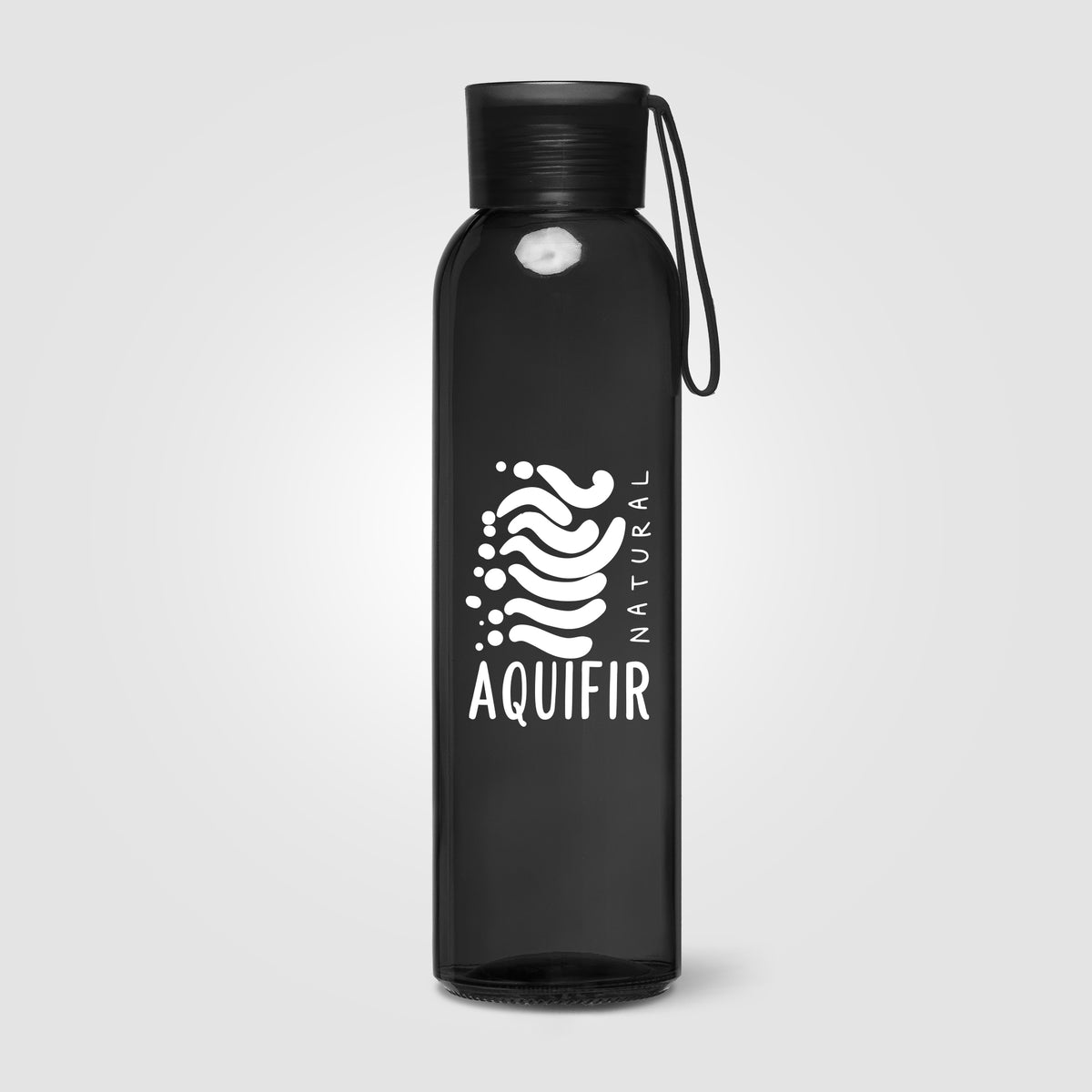 Gourde en verre Solstra Essentials avec sangle en silicone – 500 ml